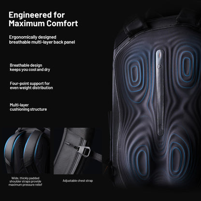 PGYTECH OneGo 2 Camera Backpack 20L with Laptop/iPad Compartment Waterproof Camera Backpack for Urban & Travel Photography – Compatible with Sony/Canon/Nikon/DSLR/SLR Mirrorless Cameras, Matte Black