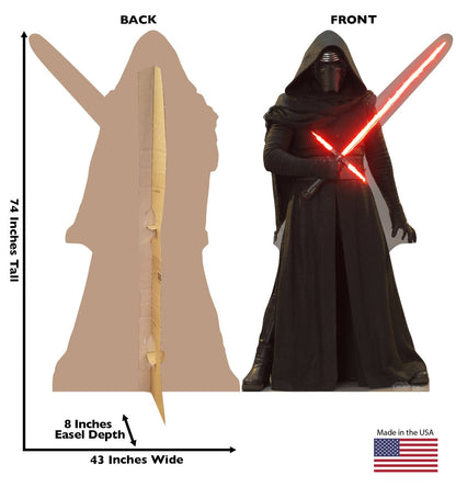 Cardboard People Kylo Ren Life Size Cardboard Cutout Standup - Star Wars Episode VII: The Force Awakens