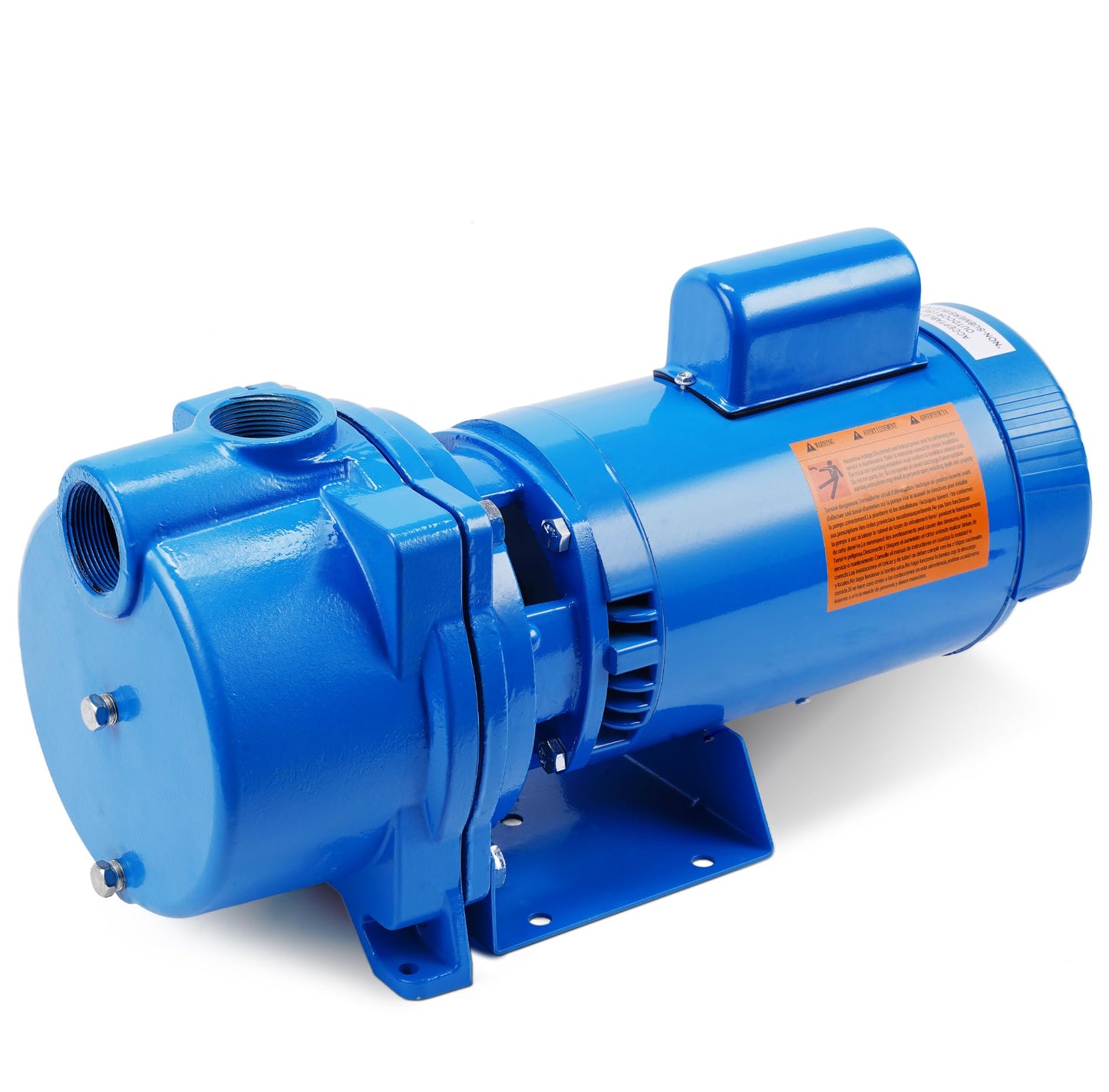 GT15 Self-Priming Centrifugal Pump Fit For Agricultural & Landscape Irrigation - 1.5HP Single Phase Cast Iron Water Pump