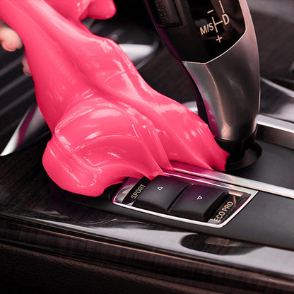 PULIDIKI Car Cleaning Gel for Car Cleaning Putty Car Putty Auto Detailing Tools Car Slime Cleaner Dust Cleaning Gel for Car Cleaning Supplies Car Essentials Car Gifts Car Accessories for Women Pink