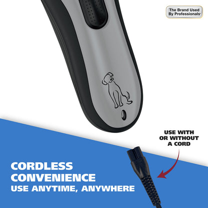 Wahl Easy Pro for Pets, Rechargeable Dog Grooming Kit – Electric Dog Clippers for Dogs & Cats with Fine to Medium Coats - Model 9549