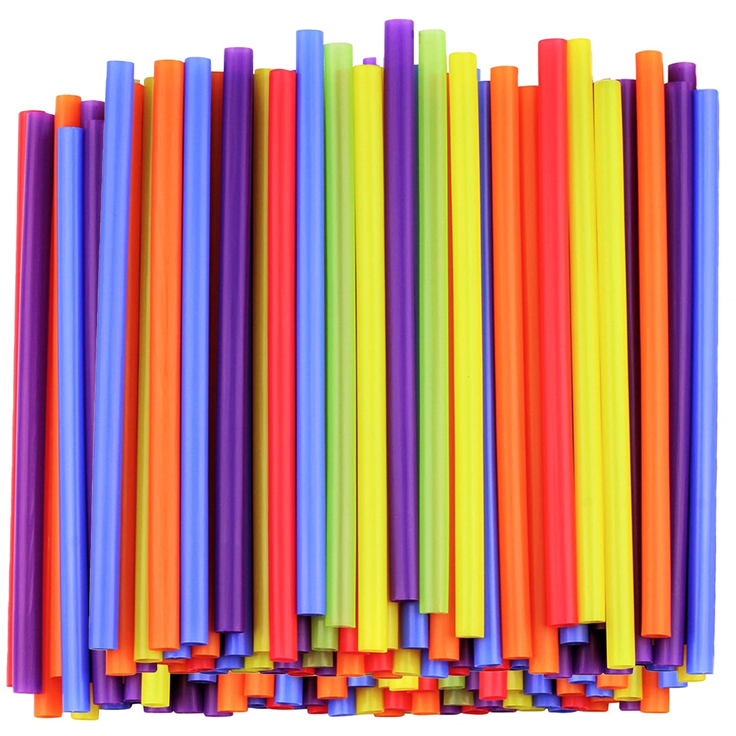 Comfy Package Jumbo Smoothie Boba Straws [200 Pack] Assorted Colors