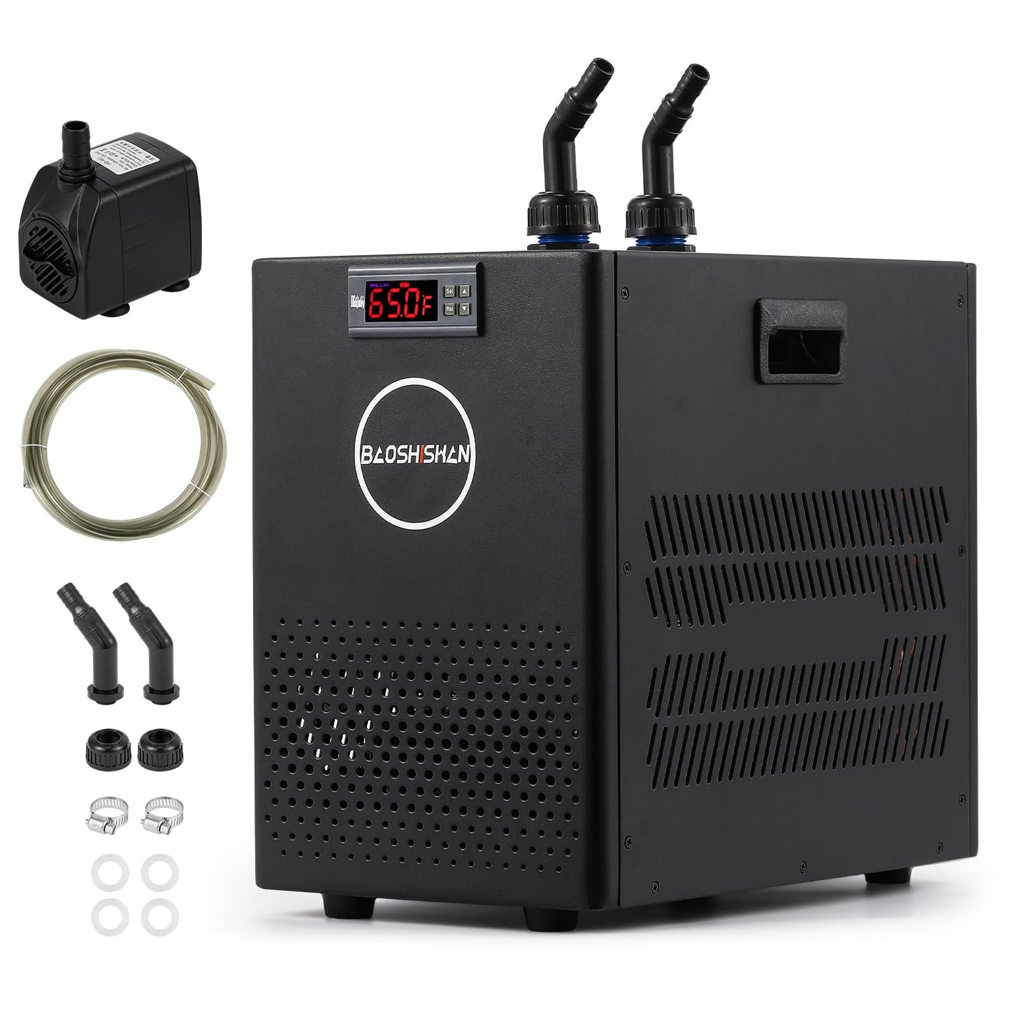 BAOSHISHAN 1/13 HP Aquarium Chiller 26 Gallon 100L Water Cooling System