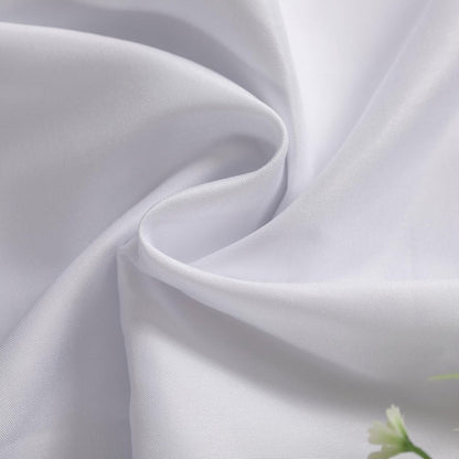 Nesthaven 2-Pack White Rectangle Tablecloth 60x102 Inch - Wrinkle & Stain Resistant Polyester, Tablecloths for Dining Wedding Party Buffet, Machine Washable Polyester Fabric Table Cloth