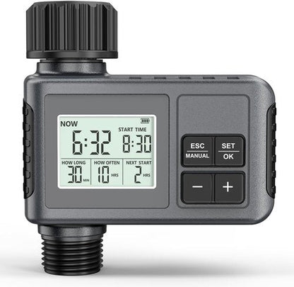 Insoma Water Timer - 1 Zone Outdoor Hose Timer with Auto/Manual/Rain Delay for Garden Irrigation