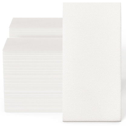 200 Pack Disposable Guest Towels Soft and Absorbent Linen Feel Paper Hand Towels Decorative Bathroom Hand Napkins for Kitchen, Parties, Weddings,Halloween