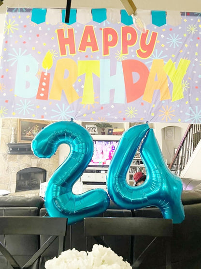 Number 6 Balloon - 40 Inch Light Blue Birthday Decoration for Men & Women | Perfect for 6th Birthday Celebrations