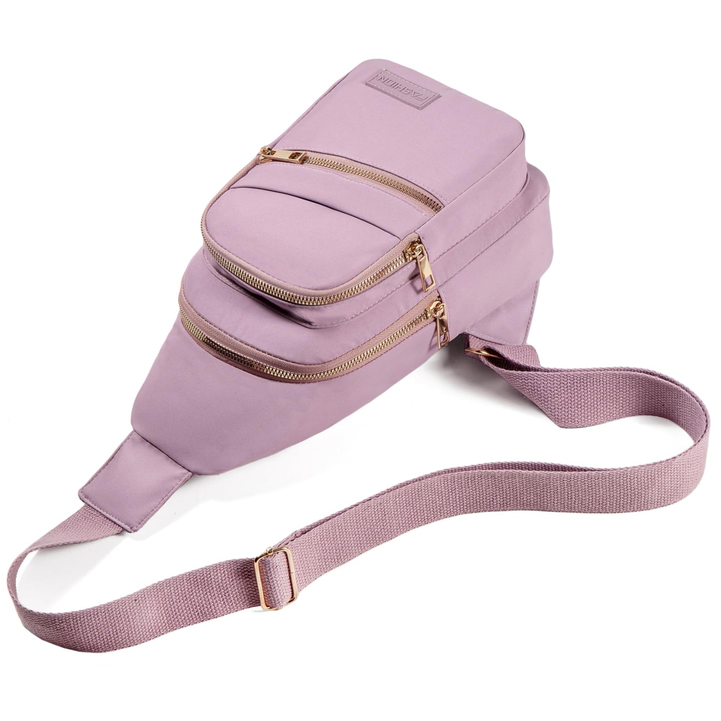Small Sling Backpack Crossbody Sling Bag for Women, Chest Bag Daypack Fanny Pack Cross Body Bag for Outdoors Hiking Traveling - Black