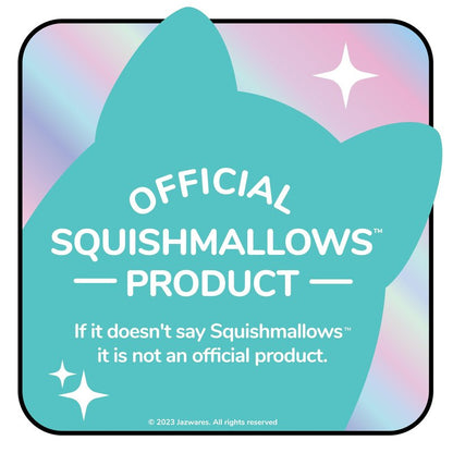 Squishmallows Original 14in Rusty The Grey Rat with Heart Headband and Bowtie – Official Jazwares Plush (Large)