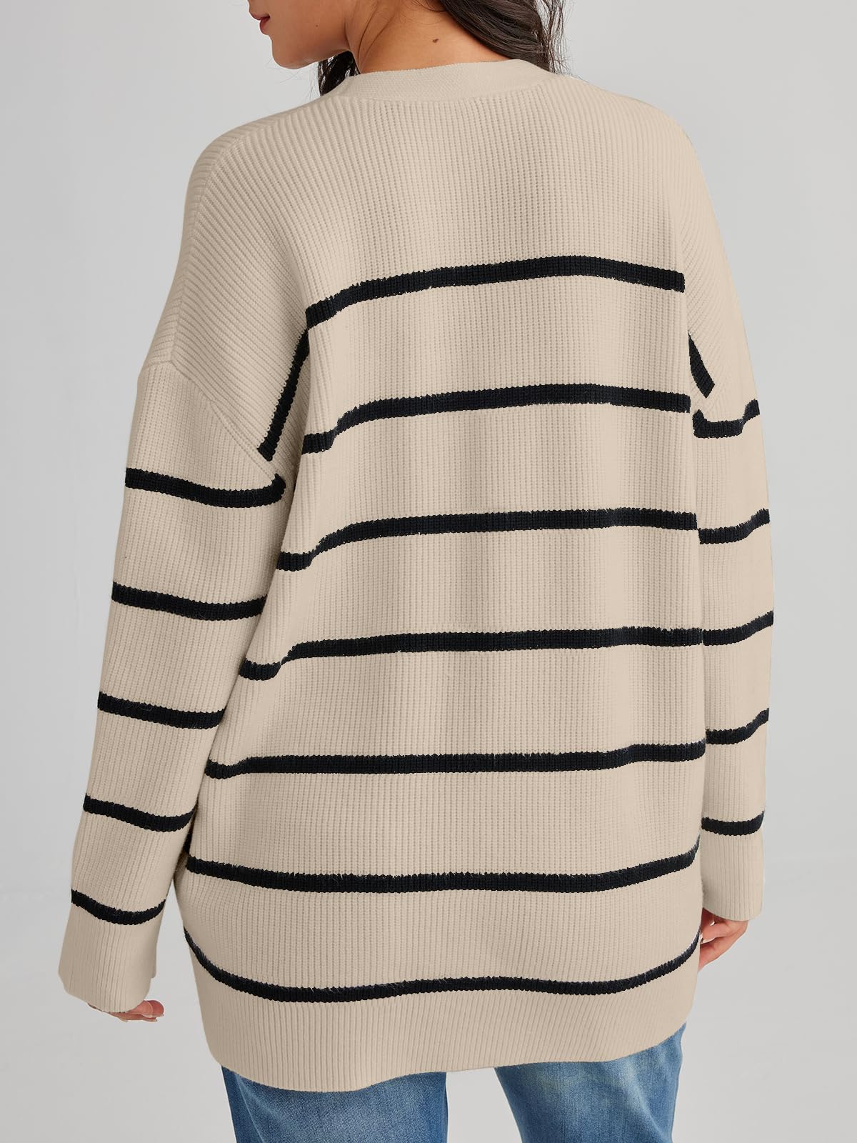 LILLUSORY Women Oversized Cardigan Sweater 2025 Fall Outfits Cloth Fashion V Neck Knit Button Front Casual Trendy Tops