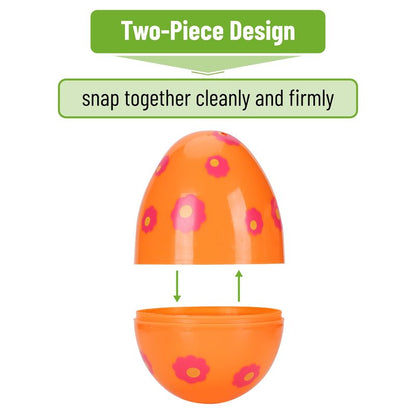 Mr. Pen- Printed Plastic Easter Eggs, 3 Inch, 30 Pack, Bulk Fillable Eggs for Easter Hunt Decor, Party Favor, Basket Stuffers, Classroom Prize, Supplies, Adult & Kid Party Toys for Gift