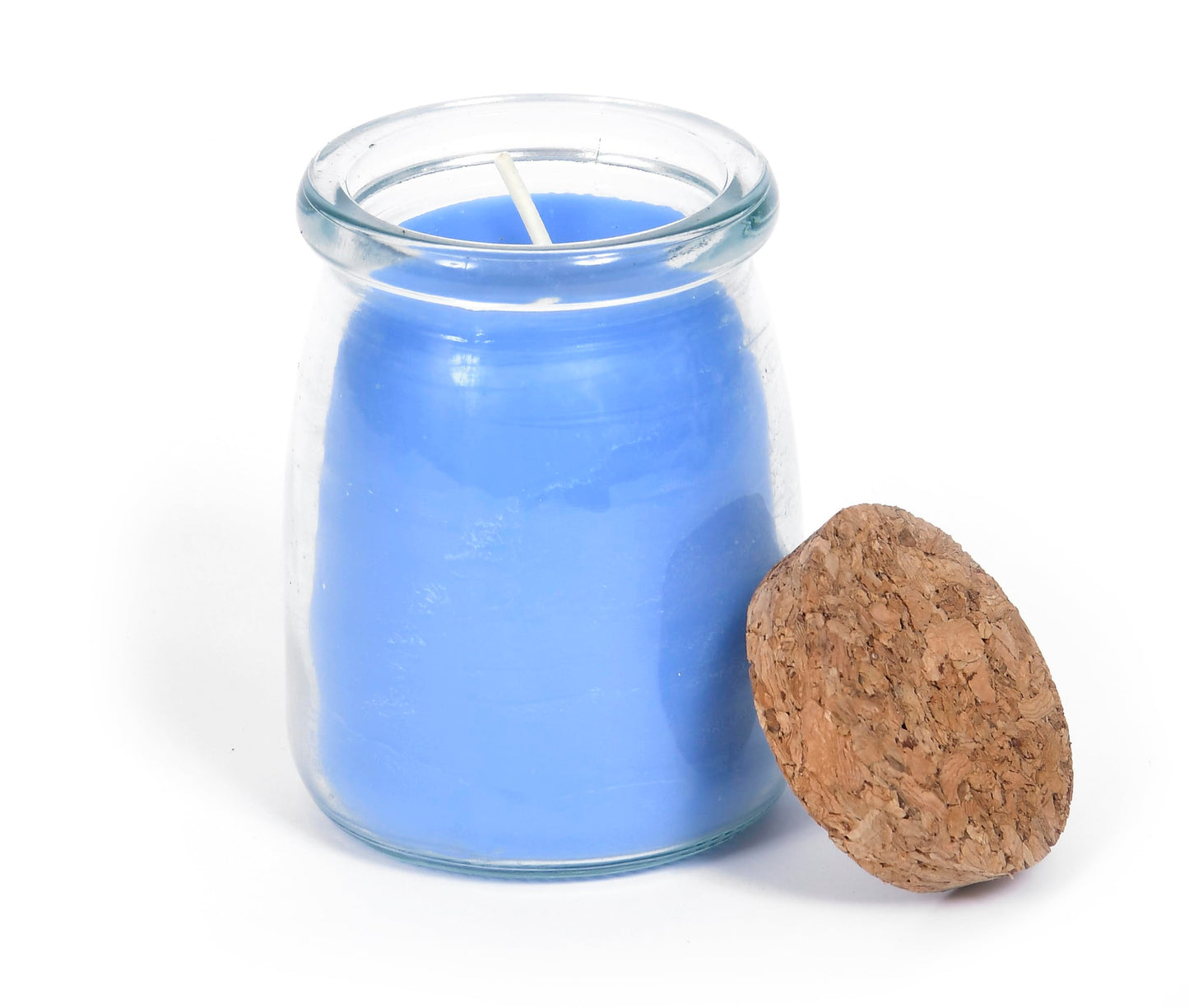 BeeTheLight Beeswax Jar Candle with Cork Lid - Cedarwood Sage Aromatherapy Candle - 31 Hours Burn Time - All Natural 100% Pure Beeswax Candle - Handmade Decorative Jar Candle