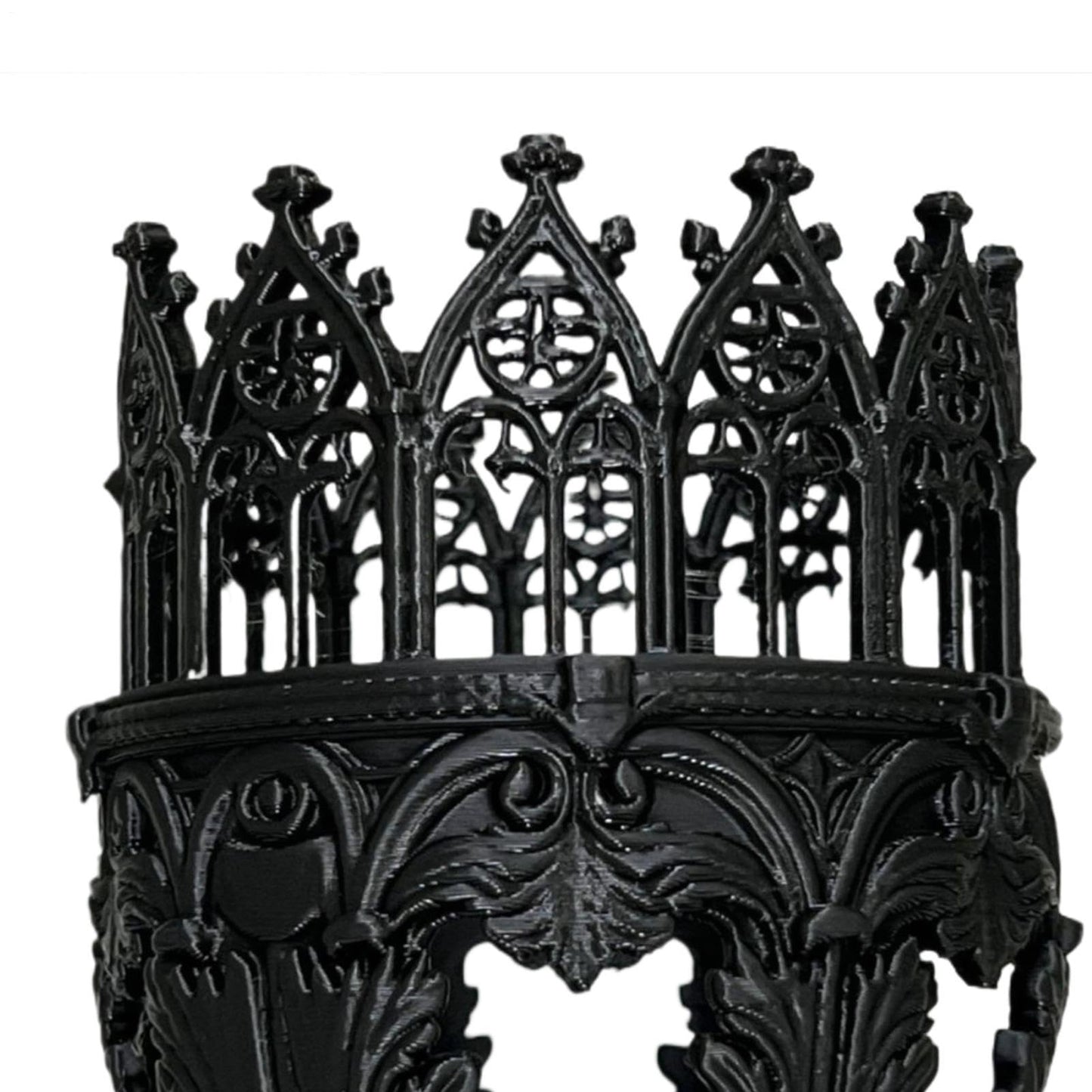 Candle Holders for Pillar Candles - Cathedral Design Centerpiece - Candlestick Holder | for Home Dinner Room Fireplace Mantel Farmhouse Wedding