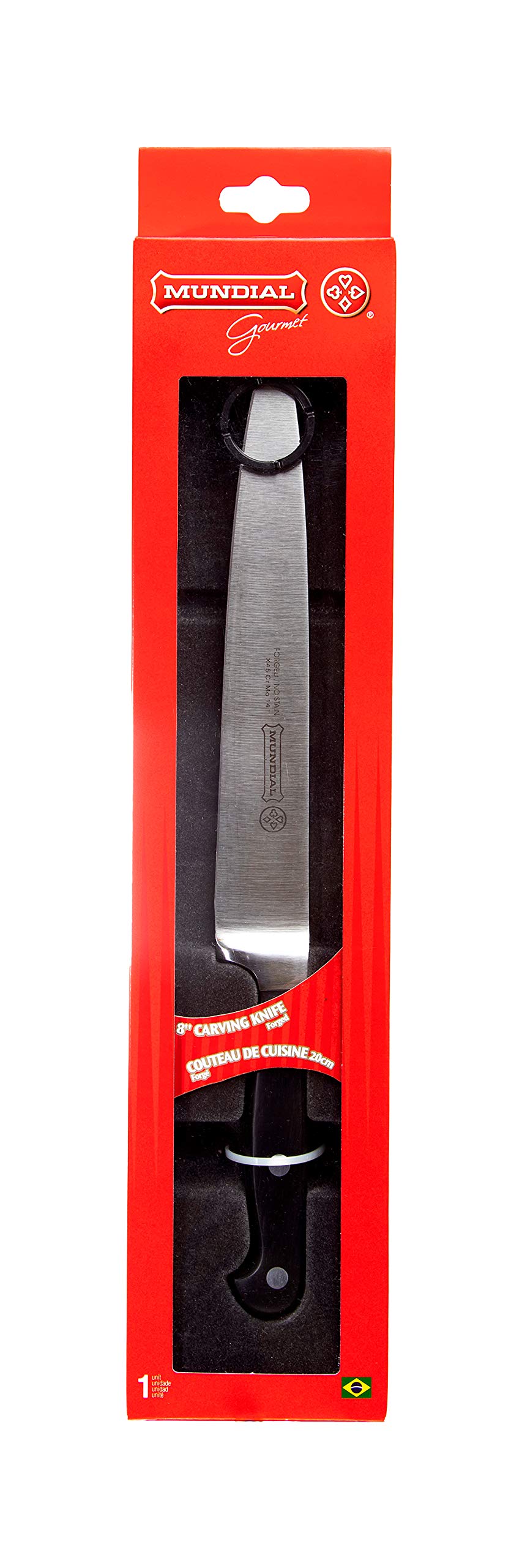 Mundial 5100 Series 8-inch Carving Knife - Fully Forged with Ergonomic Comfort, Ideal Knife for Slicing Meat with Ease