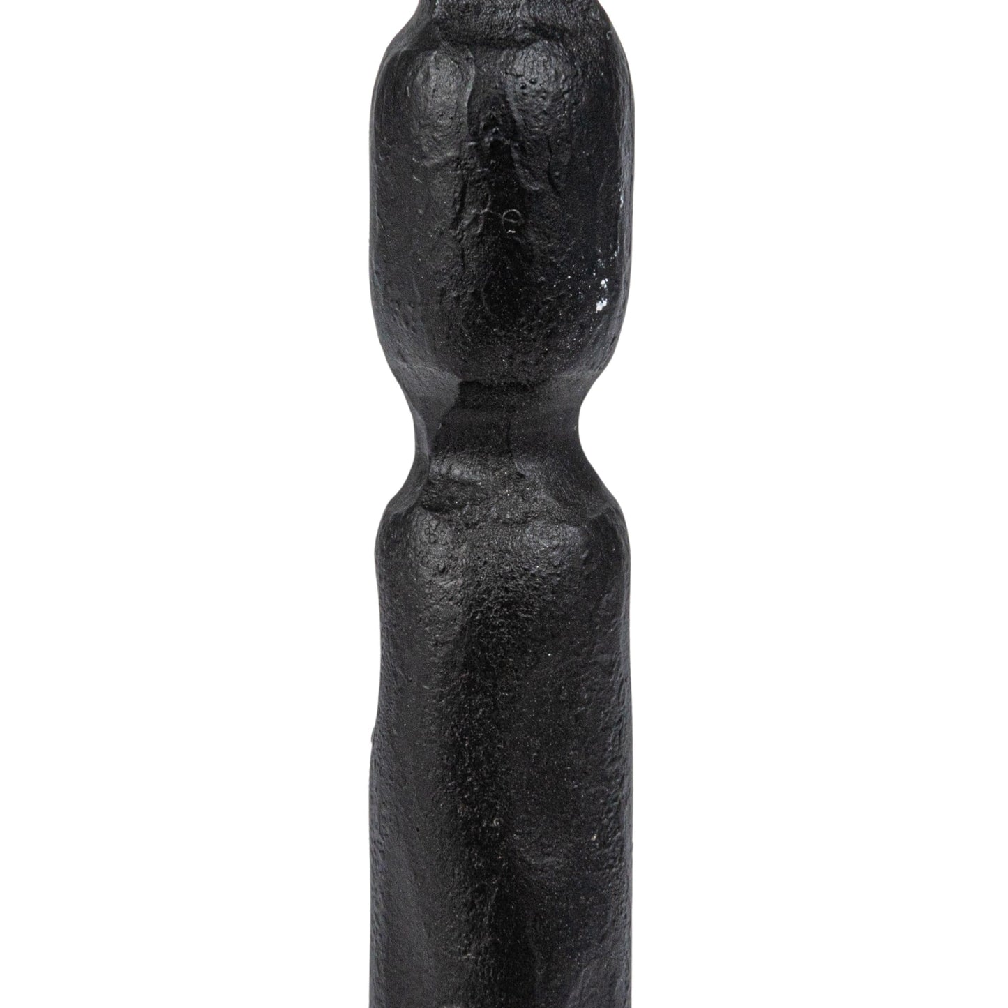 Creative Co-Op Decorative Hand-Forged Metal Taper Holder, Black