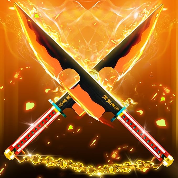 82.6in Demon Swords Building SetTengen Uzui Sword Building Block with Stand Model Kits Katana ToyCreative Gifts for Swords Fan Adults 14+ (1478 PCS)