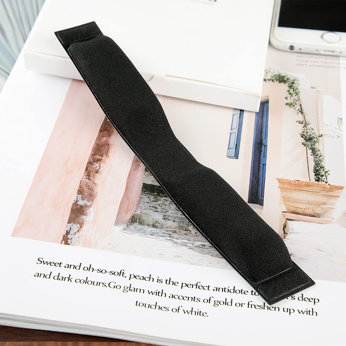 Geekria Mesh Fabric Headband Pad Compatible with Sennheiser HD650, HD660S, HD660S2 Headphones, Replacement Band Repair Part (Black).