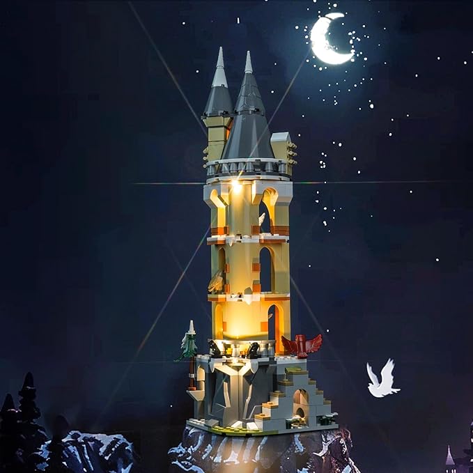 Upgraded Led Light Kit for Lego Castle Owlery Building Set Compatible with Lego 76430 (Model Not Included)