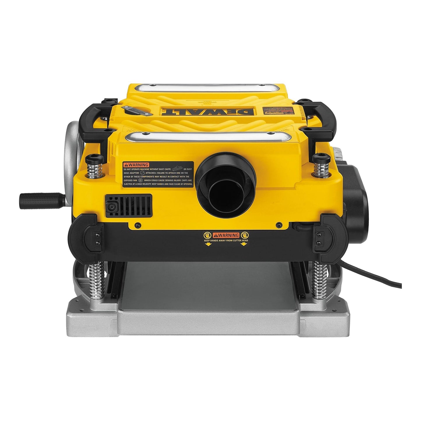 DEWALT Planer, Thickness Planer, 13-Inch, 3 Knife for Larger Cuts, Two Speed 20,000 RPM Motor, Corded (DW735)