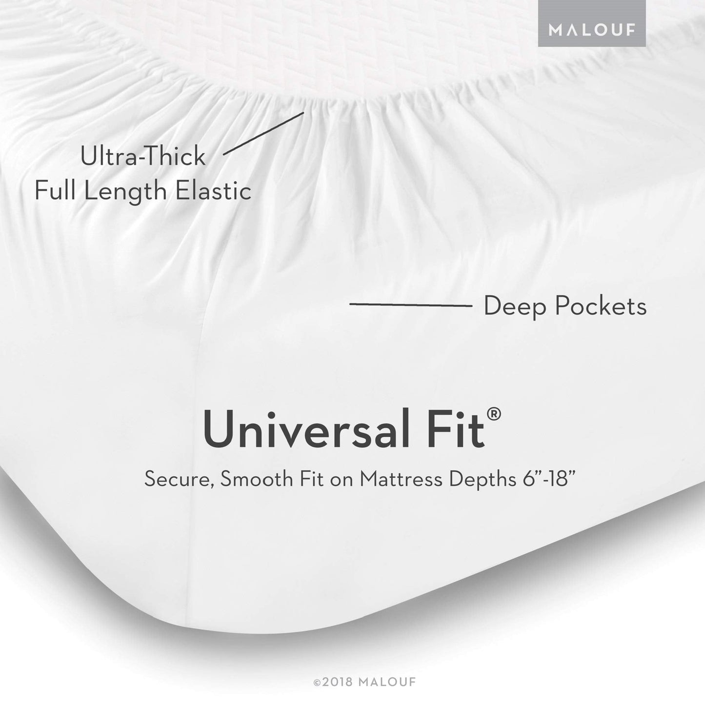 MALOUF Double Brushed Microfiber Super Soft Luxury Bed Sheet Set - Wrinkle Resistant - King Size - Pacific