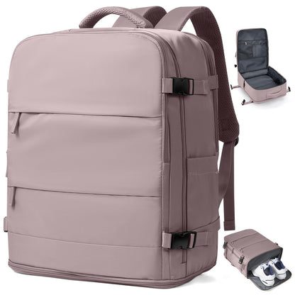 coowoz Travel Backpack Carry On for Women Man Gym Backpacks with Laptop Compartment Mochila de Viaje Teacher Personal Item Backpack Airplane Accessories Must Haves Grey Small