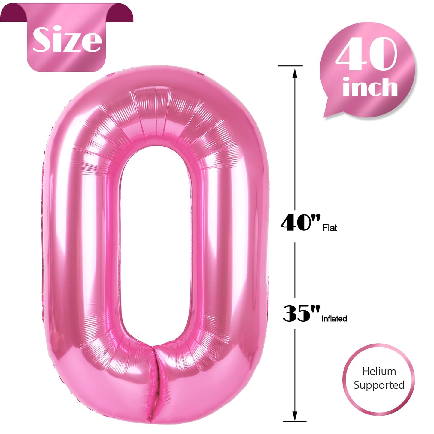Pink Number 29 Balloons 40 inch, 29 Number Balloons, 29th Birthday Decorations, 29 Year Old Women Pink Party Supplies