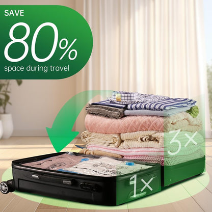 Travel Vacuum Bags - Space Saver Combo Pack (6 Bags)