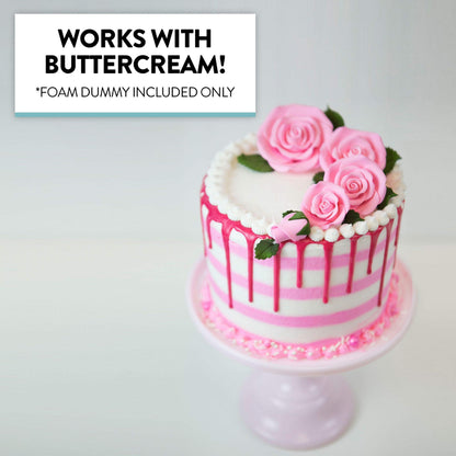 Global Sugar Art Cake Dummy Square, 10 x 10 x 4 Inches (Multiple Sizes Avail)