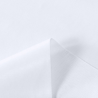 sancua 100% Waterproof Rectangle PVC Tablecloth - 60 x 60 Inch - Oil Proof Spill Proof Vinyl Table Cloth, Wipe Clean Table Cover for Dining Tables, Buffet Parties and Camping, White