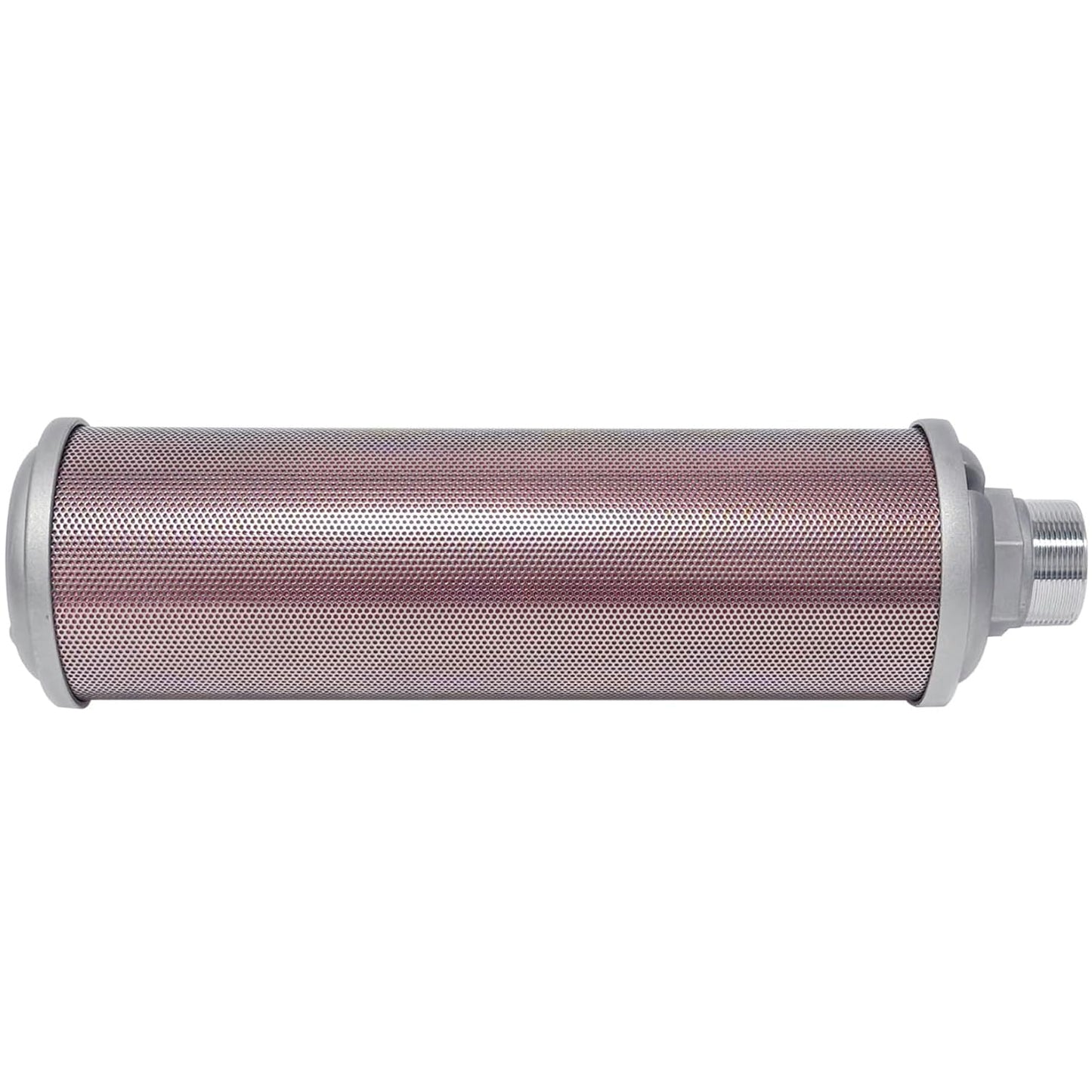 XY-20 Air Compressor Muffler, Dryer Silencer 2" NPT, for Drying Machine Diaphragm Pump Exhaust Noise Reduction, Single Chamber 125 PSI, Muffler Replacement Part XY20