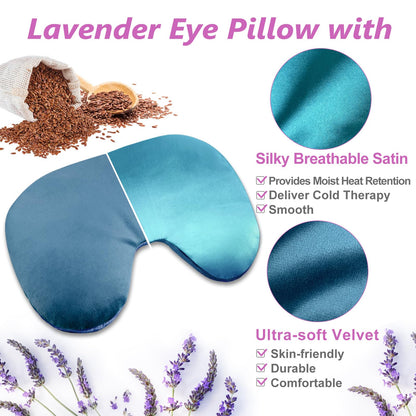 Heating pad Microwavable with Washable Cover 6 * 12" Microwave Moist Heat Pad for Neck Shoulder, Cramps, Back Pain Relief, Warm Compress Rice Bean Bag Hot Pack for Muscles, Joints, Lavender