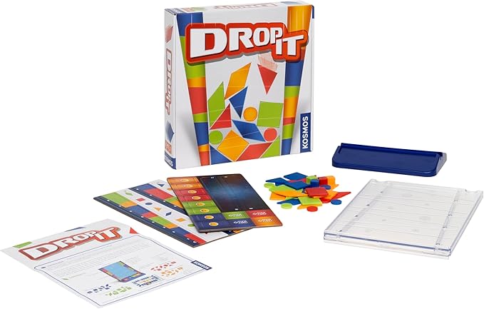 Drop It – A Fun Family Strategy &amp Dexerity Game by Kosmos Games Parents’ Choice Silver Award Winner Play Individually or on Teams Ages 8+ Fun for Kids Adults Family Game Nights