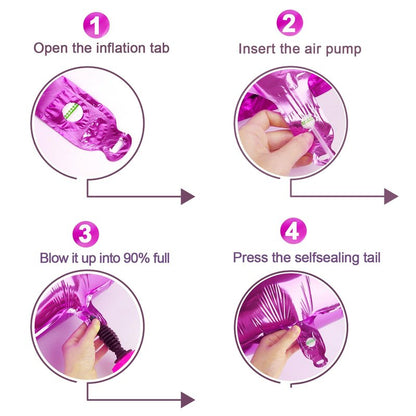 Rosy Purple 7 Balloon, Number Balloons 40 Inch, 7th Birthday Decorations for Girls Kids, Party Decoration for Women, Number 7 Balloon