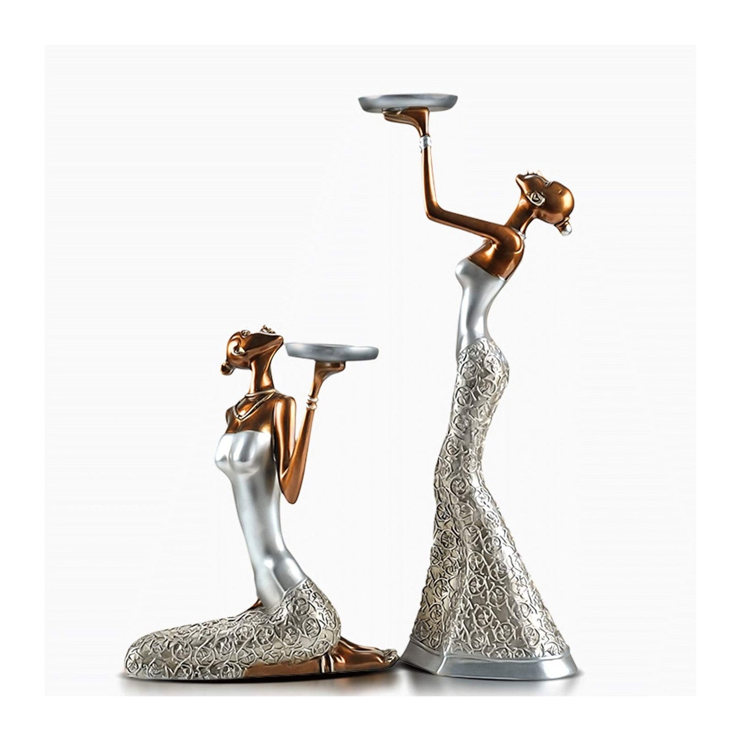 XILIN-1987 Candle Holderss 2 Pcs Candle Stick Holders Set, Wedding Centerpieces Candlestick Holders Candles Stand Decoration Ideal for Weddings, Special Events, Parties Decorative Candlestick
