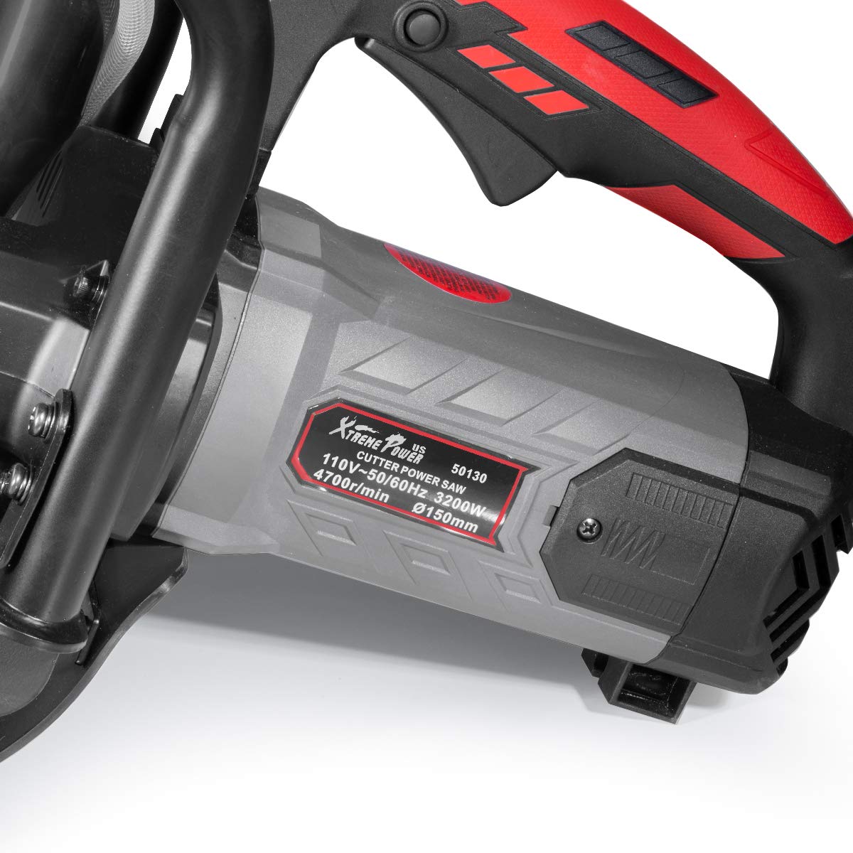 XtremepowerUS 3200W Electric 16" Concrete Cut Off Saw Wet/Dry Circular Saw Disc Cutter Guide Roller Masonry Brick Build-In Water Line with Blade