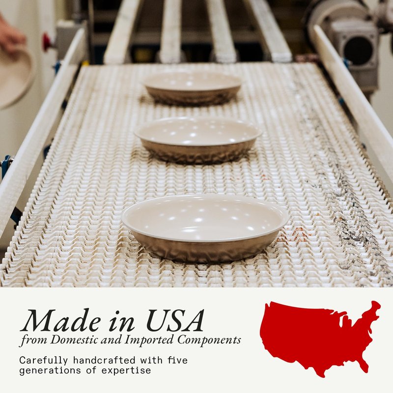 Made In Cookware - 8" Ceramic Non Stick Frying Pan (Discontinued CeramiClad 1.0) - 5-Ply Stainless Clad with Stay-Cool Handle - Professional Cookware - Crafted in USA - Induction Compatible