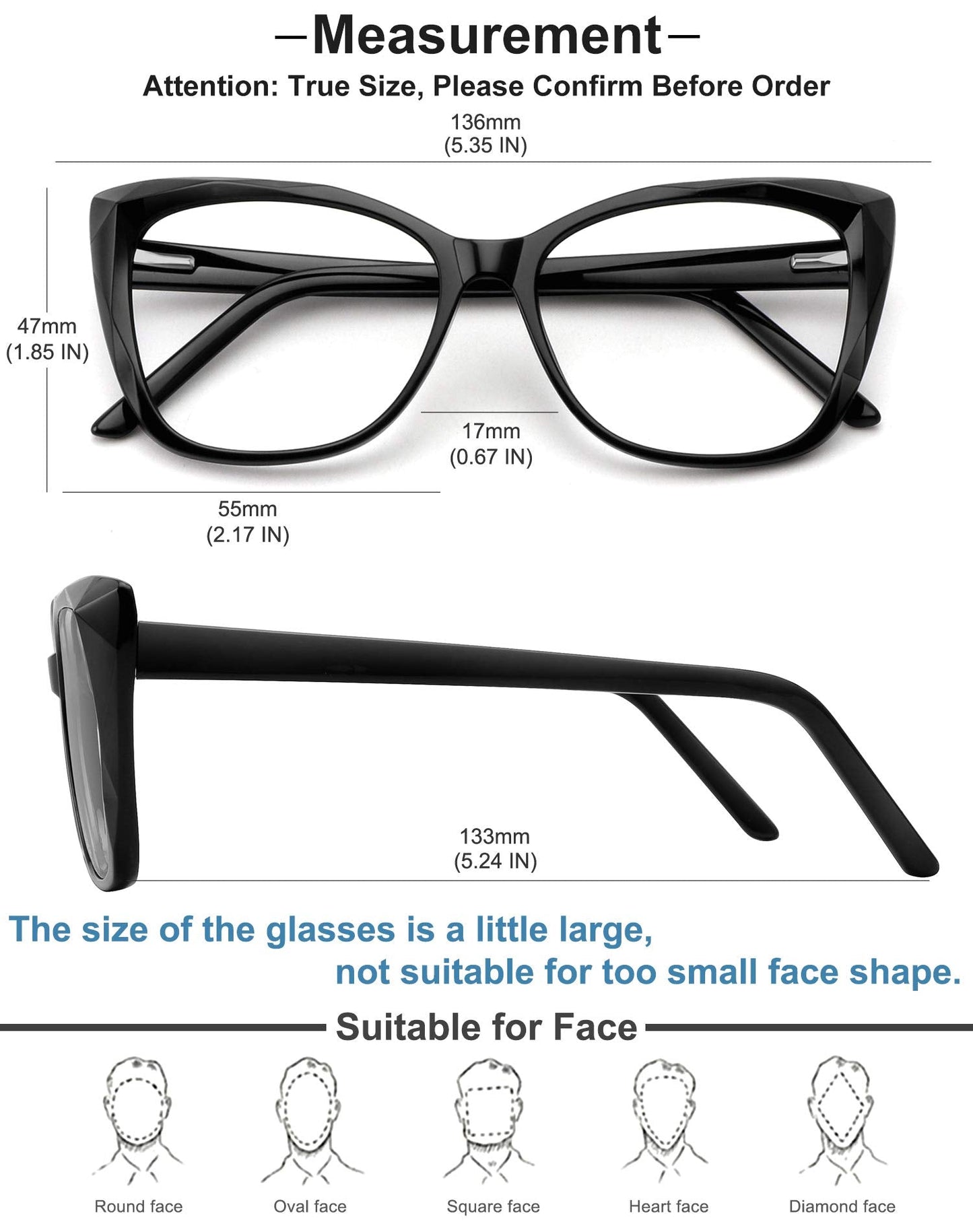 MEETSUN Blue Light Blocking Glasses for Women Anti Eyestrain Filter Blue Ray Computer Game Glasse&UV/Reduce Glare Lens (Black Frame)