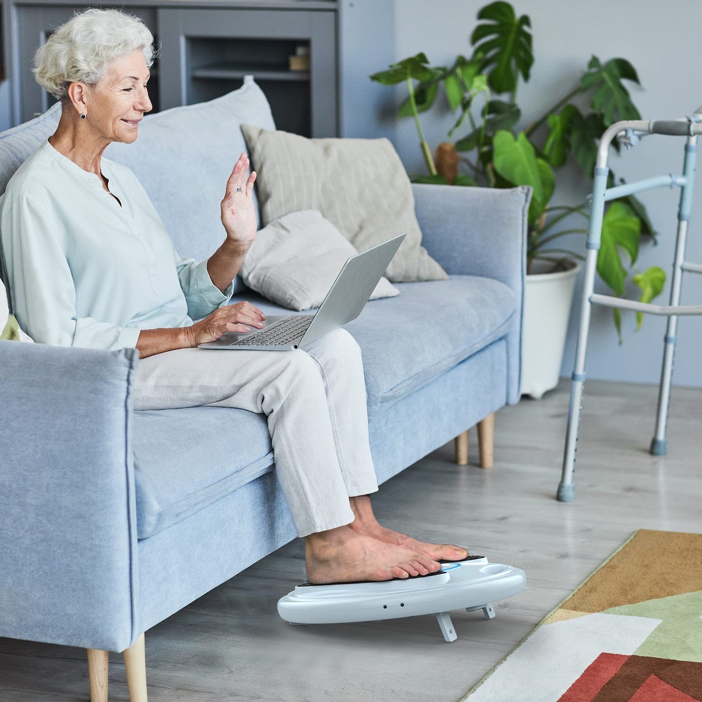 OSITO EMS & TENS Foot Circulation Devices- Electric Foot Circulation Promoter - FSA or HSA Eligible, Boosting Circulation, Alleviate Pain and Aching Feet, Legs and Ankles…