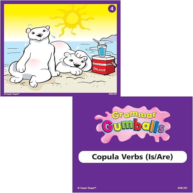 Super Duper Publications | Grammar Gumballs® Board Game | Educational Learning Resource for Children