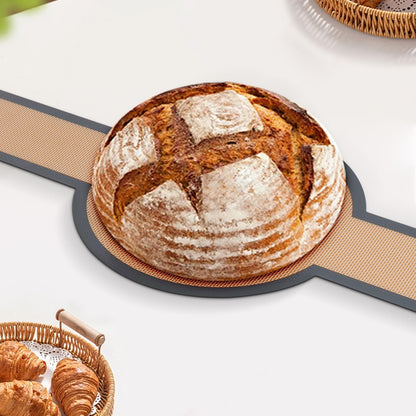 Jeasor 3 PCS Silicone Baking Mat Set, Silicone Bread Sling for Dutch Oven, Reusable Sourdough Bread Baking Supplies, Non-Stick and Easy Clean, with Long Handles