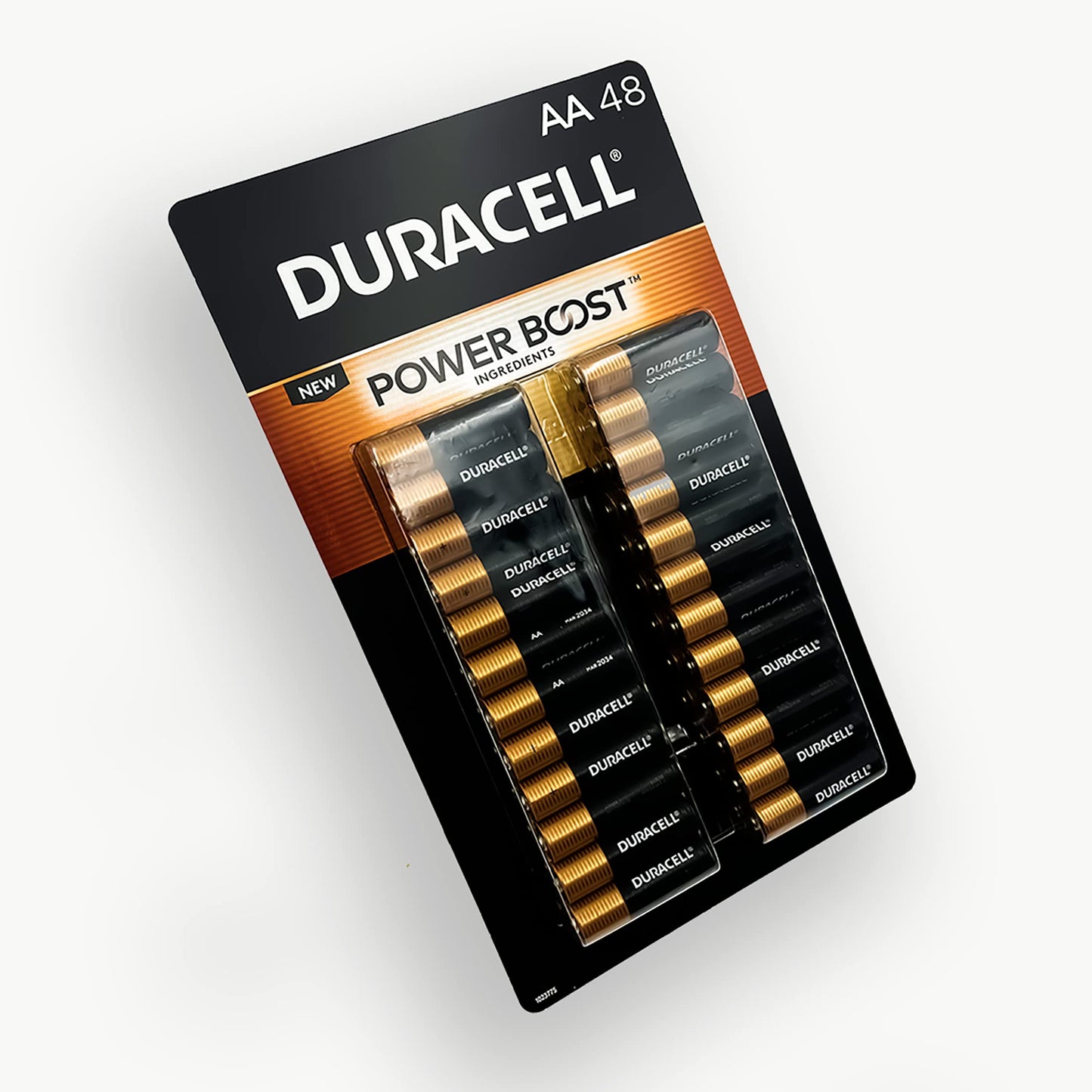 Duracell Coppertop Alkaline-Manganese Dioxide AA Battery, 1.5V, (Pack of 48)