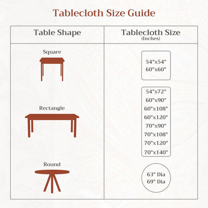 Maison d' Hermine Table Cloth Round Table 100% Cotton 63 Inches Fall Tablecloth Reusable Everyday Use for Thanksgiving Christmas Decorations Dining Farmhouse Party (Holy Jouy - Red)