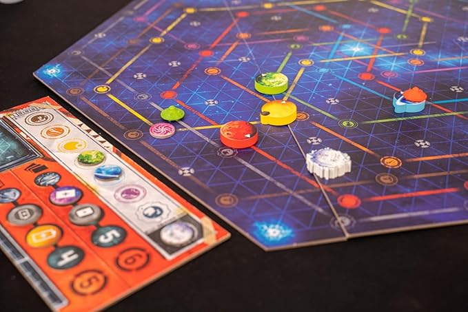 Bitewing - Orbit Sci-Fi Board Game for Adults and Families - Race Across The Silo System As Interstellar Tourists - Designed by Reiner Knizia - 2 to 4 Players - 30-60 Minutes Play Time - Ages 8+