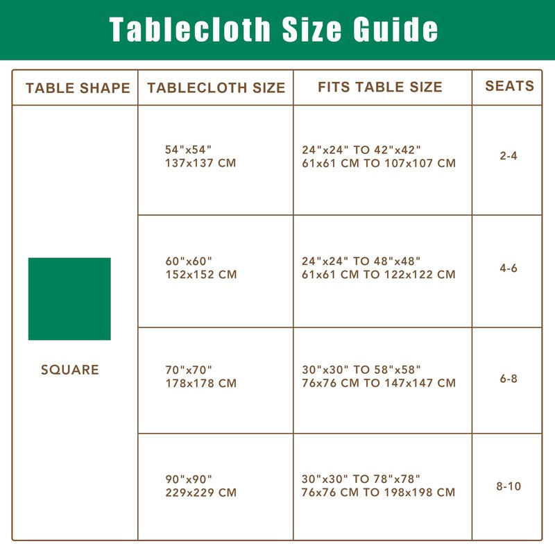 Biscaynebay Textured Fabric Square Tablecloth 60x60 Inch, Brown Water Resistant Table Cloth Small Card Folding Table Covers Linen for Dining, Kitchen, Wedding and Parties etc. Machine Washable