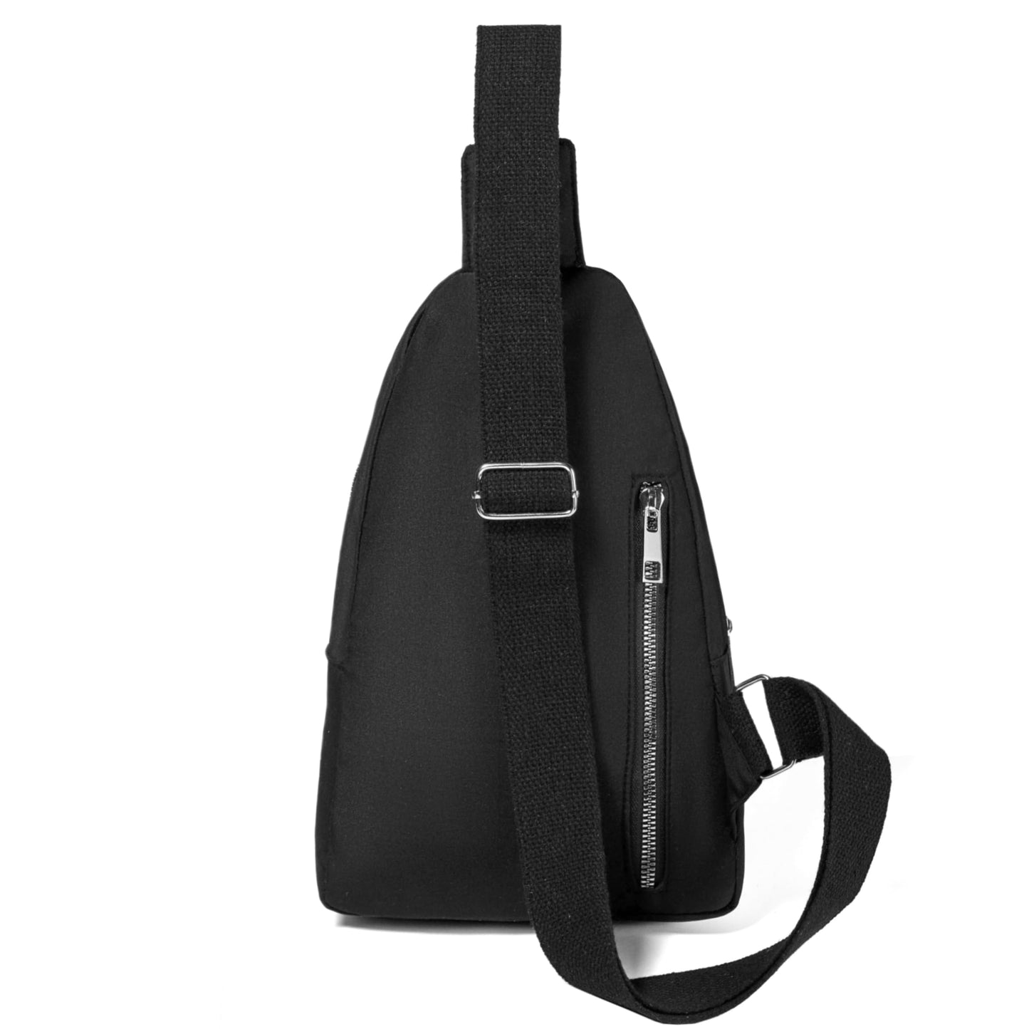 Small Sling Backpack Crossbody Sling Bag for Women, Chest Bag Daypack Fanny Pack Cross Body Bag for Outdoors Hiking Traveling - Black