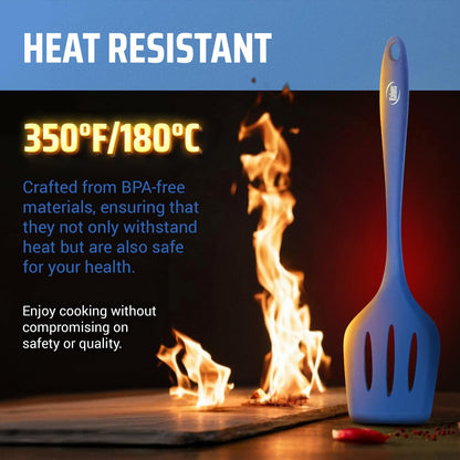 Kaluns Silicone Kitchen Utensils Set 24 Pcs Cooking Utensils Set - Can Opener, Masher, Turner, Spatula 446°F Heat Resistant Non-Stick - Premium Silicone and Stainless Steel Utensil Set