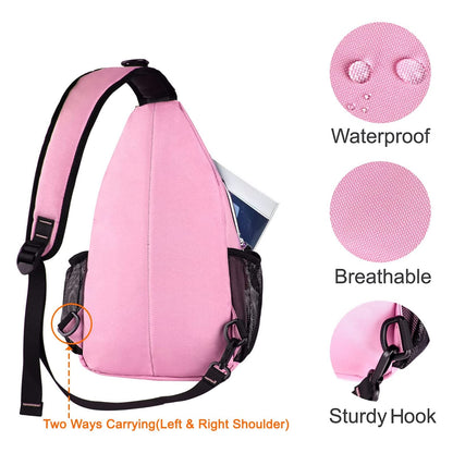 MOSISO Sling Backpack, Multipurpose Crossbody Shoulder Bag Travel Hiking Daypack