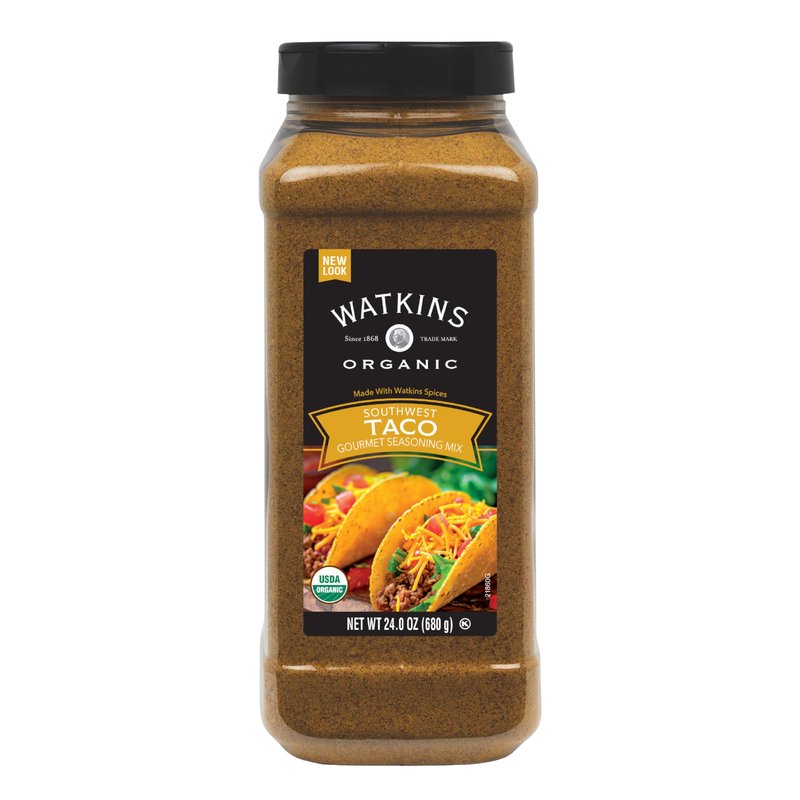 Watkins Organic Gourmet Dry Seasoning Mix, Taco, 24.0 Ounce (Pack of 1)