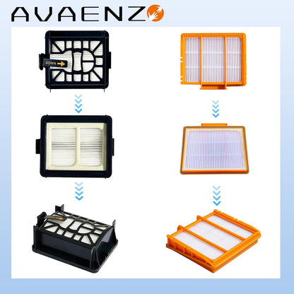 Shark Replacement Parts Kit | Compatible with AV2511AE, AV2501S, RV2502AE | Main Brush, Filters & Side Brushes