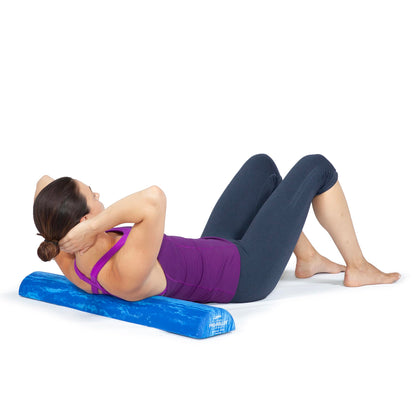 OPTP PRO-Roller Soft Density Foam Roller – Low Density Soft Foam Roller for Physical Therapy, Pilates, Yoga Foam Roll Exercises, and Muscle Recovery- Blue 36" x 6"